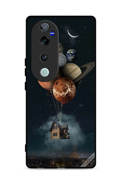 Covernex غطاء حماية لهاتف Vivo S19 Pro 5G بتصميم Balloon Planets Takes Home