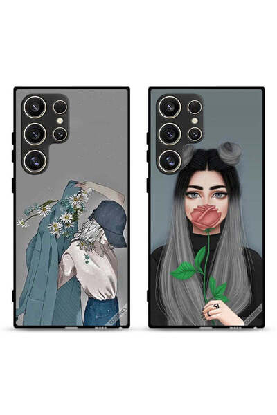 Covernex حافظتان لهاتف سامسونج جالاكسي S24 ألترا 5G، أغطية حماية بتصميم فتاة ...