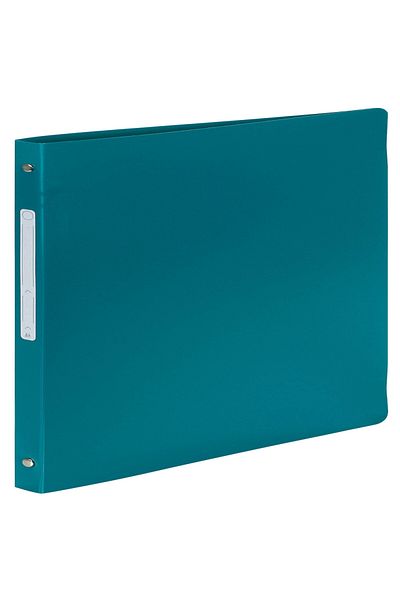 Exacompta , Mechanical Notebook A4, 4 Rings 15 mm, Flexible Green, 20 mm Spine, Durable Polypropylene