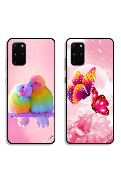Covernex حافظتان لهاتف سامسونج جالكسي S20 بلس بأغطية حماية برسومات طيور لطيفة...