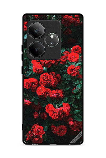 Covernex غطاء حماية لهاتف Realme GT 6 5G بطبعة حديقة الورود