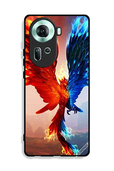 Covernex غطاء حماية Oppo Reno11 5G بخلفية نسر النار والماء