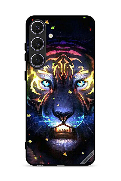 Covernex غطاء حماية لهاتف Samsung Galaxy S25 Plus بتصميم مشبك فني على شكل أسد