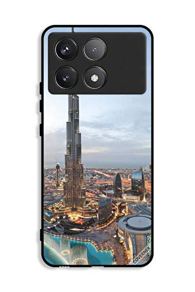 Covernex غطاء حماية لهاتف شاومي بوكو X6 برو 5G، منظر جميل لوسط مدينة دبي