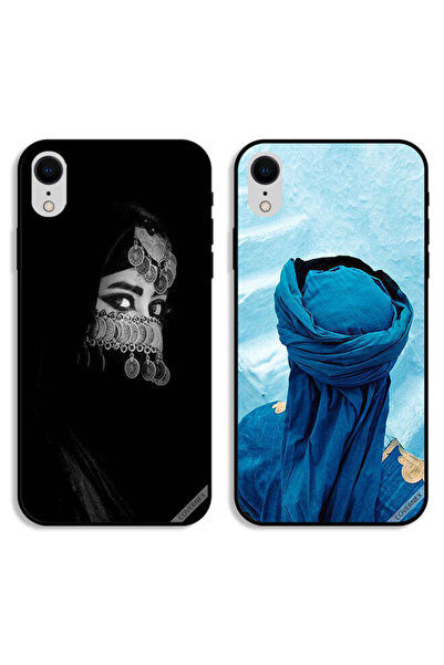 Covernex جرابان واقيان لهاتف Apple iPhone XR بتصميم عربي وعيون جميلة