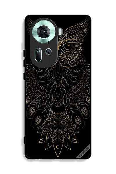 Covernex غطاء حماية لهاتف Oppo Reno11 5G بتصميم بومة زهرية عصرية