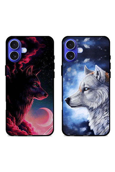 Covernex حافظتان واقيتان لهاتف Apple iPhone 16 من Wolf Art