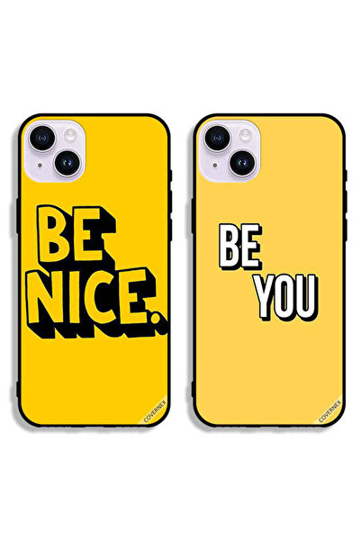 Covernex حافظتان واقيتان لهاتف Apple iPhone 14 كن لطيفًا وكن أنت