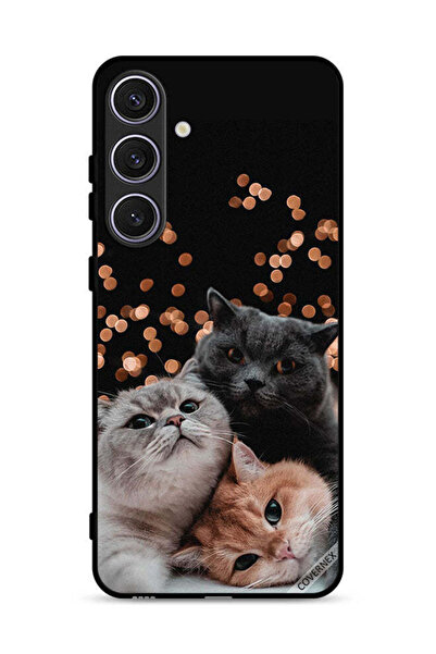 Covernex غطاء حماية لهاتف سامسونج جالاكسي S25 بلس بتصميم قطط