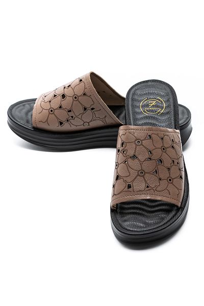 FORMAZIONE Women's Slippers with Low Sole 2607905 Light Brown |
