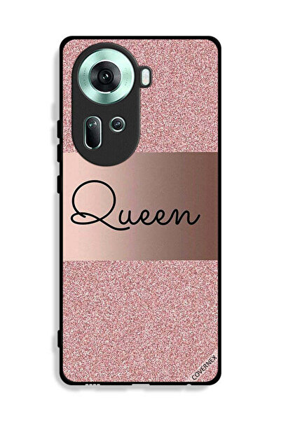 Covernex غطاء حماية لهاتف Oppo Reno11 5G بخلفية لامعة من Queen Glitters