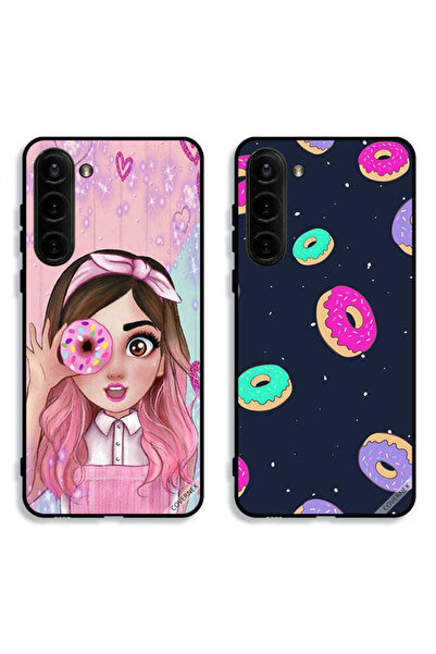 Covernex حافظتان لهاتف سامسونج جالاكسي S23 5G، أغطية حماية بتصميم دوناتس وفتا...
