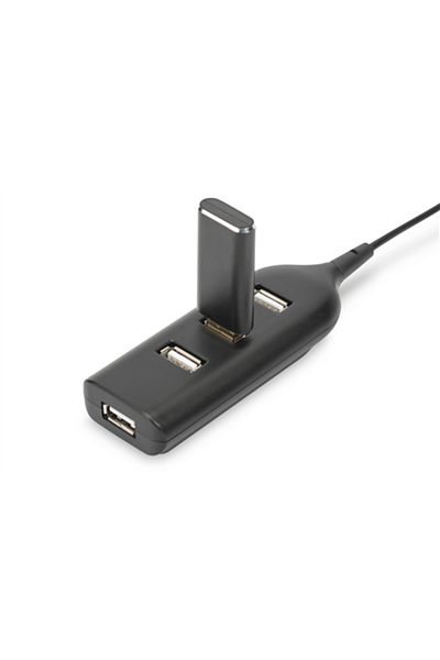 Digitus Hub USB 2.0 Digitus, 4 Porturi, Viteză 480Mbps