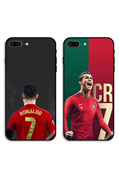 Covernex حافظتان واقيتان لهاتف Apple iPhone 8 Plus، رونالدو أعظم لاعب في كرة ...