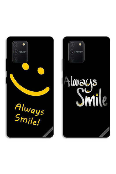 Covernex حافظتان لهاتف سامسونج جالاكسي S10 لايت مع أغطية حماية "ألويز سمايل"