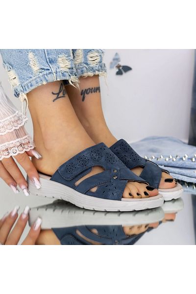 PIAODU Women's Slippers TLH15 Dark Blue |