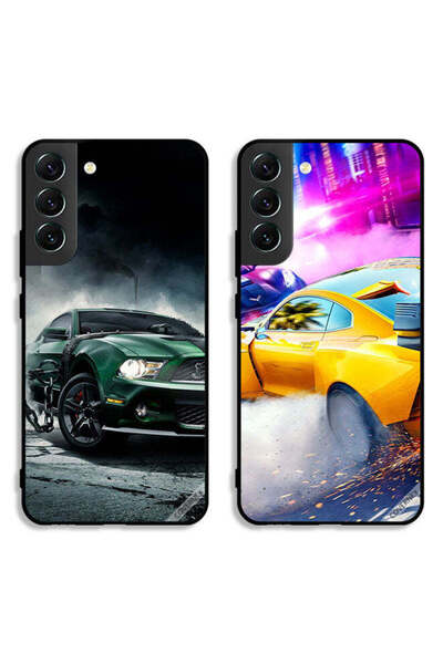 Covernex حافظتان لهاتف سامسونج جالاكسي S22 5G، أغطية حماية بتصميم سيارة سباق ...