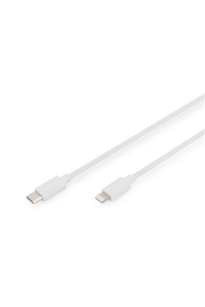 Digitus Cablu Date/Încărcare USB-C la Lightning 2m Alb