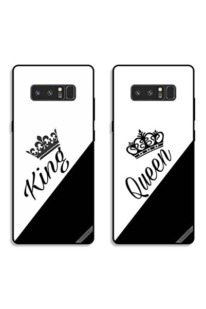 Covernex حافظتان لهاتف سامسونج جالاكسي نوت 8، أغطية حماية بتصميم ملك وملكة، أ...
