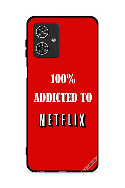 Covernex غطاء حماية لهاتف موتورولا موتو جي 54 5G، مدمن على نتفليكس بنسبة 100%