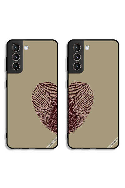 Covernex حافظتان لهاتف سامسونج جالاكسي S21 5G، أغطية حماية بطبعة إبهام وقلب، ...
