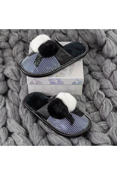 FASHION Women's Slippers WF-2282 Black