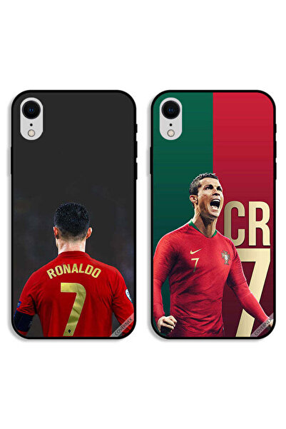 Covernex حافظتان لهاتف Apple iPhone XR، أغطية حماية رونالدو، أعظم لاعب كرة قد...