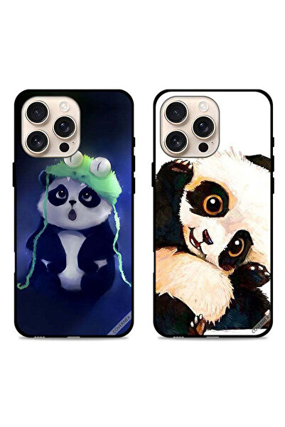 Covernex حافظتان واقيتان لهاتف Apple iPhone 16 Pro بتصميم باندا وفن الباندا