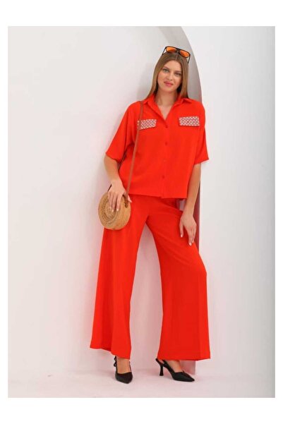 BERNE BÜYÜK BEDEN GÖMLEK PANTOLON TAKIM