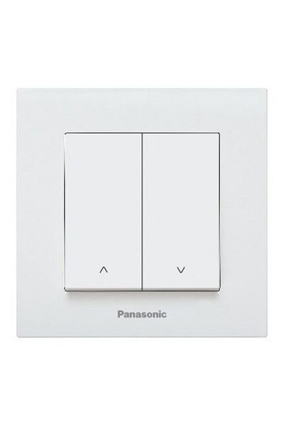 PANASONIC Intrerupator PT Jaluzele Alb Karre Plus
