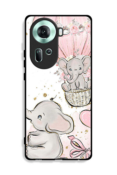 Covernex غطاء حماية لهاتف Oppo Reno11 5G برسومات فيلة صغيرة