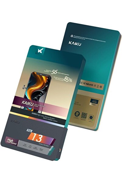 KAİKU İPHONE 13 UYUMLU LCD DOKUNMATİK EKRAN (HIGH GAMUT ULTRA CTC GLASS 1080P) YÜKSEK ÇÖZÜNÜRLÜK KALİTESİ