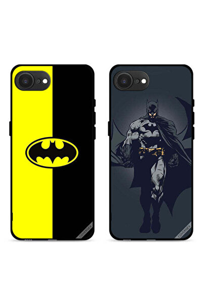 Covernex حافظتان واقيتان لهاتف Apple iPhone 16e مع شعار باتمان وفن باتمان