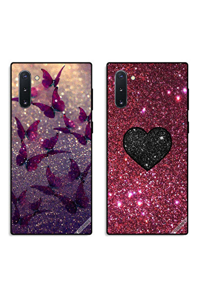 Covernex حافظتان لهاتف سامسونج جالكسي نوت 10 بأغطية حماية بتصميم فراشات لامعة...