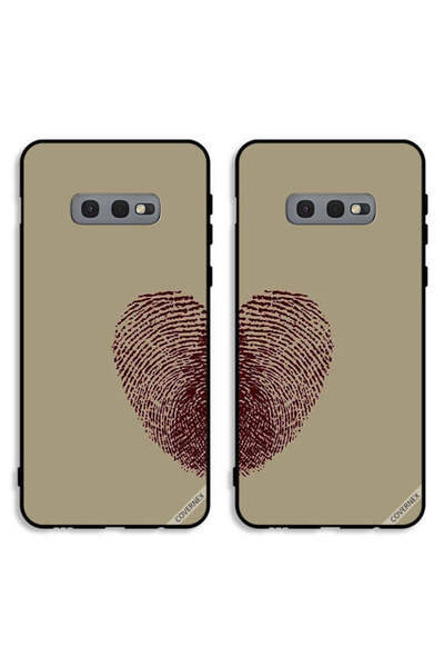 Covernex حافظتان لهاتف سامسونج جالاكسي S10e، أغطية حماية بطبعة إبهام وقلب، أغ...