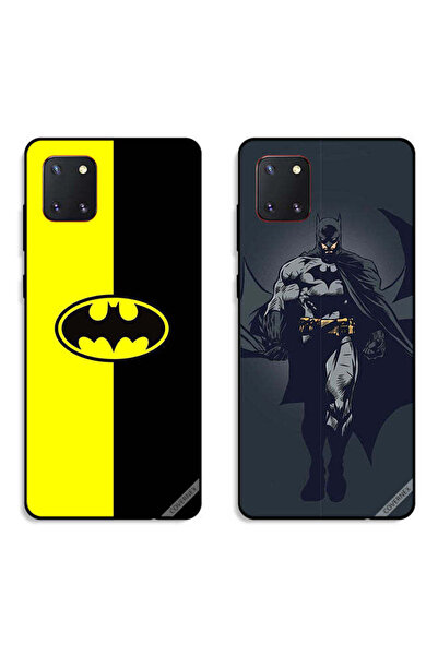 Covernex حافظتان لهاتف سامسونج جالكسي نوت 10 لايت مع أغطية حماية بشعار باتمان...