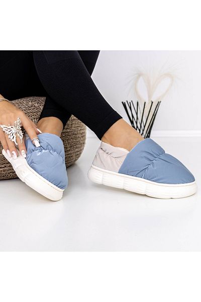 FASHION Women's Slippers A-623 Blue |