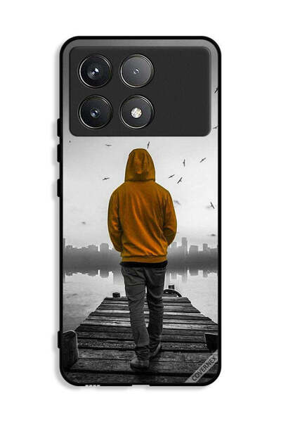 Covernex غطاء حماية لهاتف شاومي بوكو X6 برو 5G - فتى حزين يمشي
