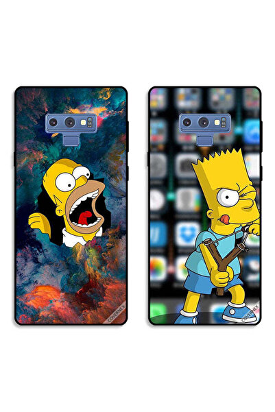 Covernex حافظتان لهاتف سامسونج جالكسي نوت 9، أغطية حماية بتصميم سيمبسون وكارت...