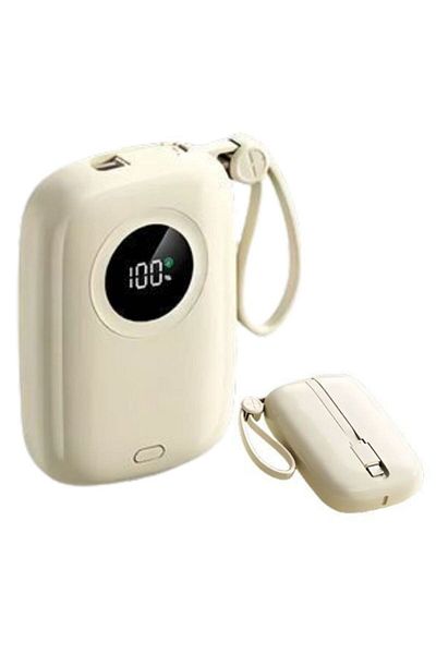 OEM Pocket Power Bank 10000mAh with Fast Charge & Cables