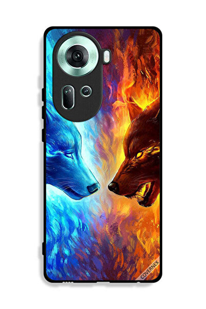 Covernex غطاء حماية Oppo Reno11 5G بتصميم ذئب الماء والنار