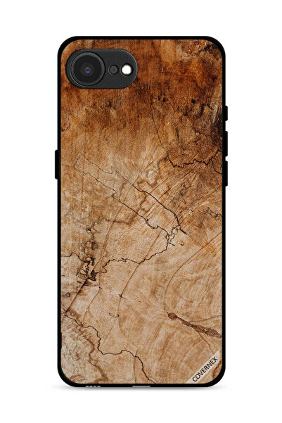 Covernex غطاء حماية لجهاز Apple iPhone 16e بنمط خشبي عتيق