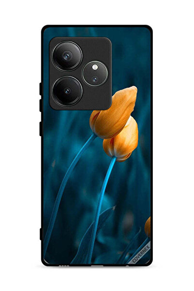Covernex غطاء حماية لهاتف Realme GT Neo6 5G بزهرتين لطيفتين
