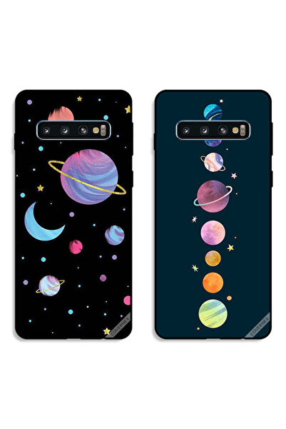 Covernex حافظتان لهاتف سامسونج جالاكسي S10، أغطية حماية، فن الكواكب ونجم الفضاء