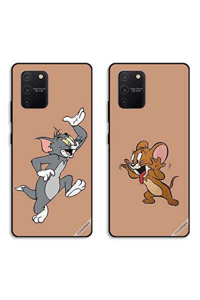 Covernex حافظتان لهاتف سامسونج جالاكسي S10 لايت، أغطية حماية خلفية بتصميم توم...