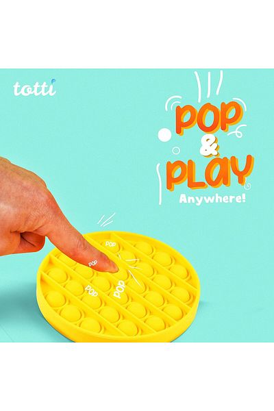 Generic Push Pop Bubble Fidget Sensory Toy - for Autism, Stress, Anxiety - Kids and Adults