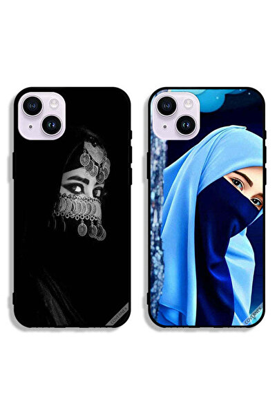 Covernex حافظتان لهاتف Apple iPhone 14، أغطية حماية، عيون جميلة، فتاة محجبة