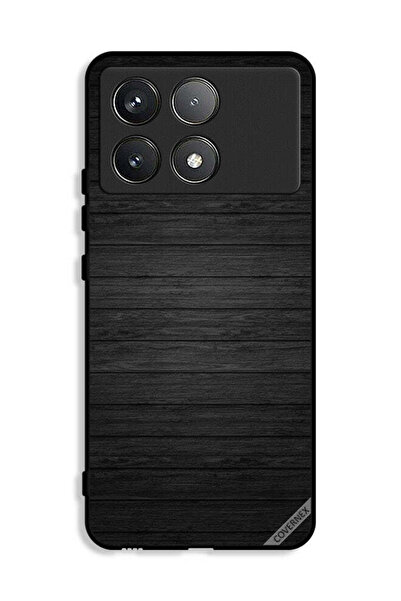 Covernex غطاء حماية لهاتف Xiaomi Poco X6 Pro 5G بنمط خشبي داكن