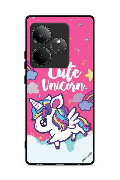 Covernex غطاء حماية لهاتف Realme GT 6T 5G بتصميم وحيد القرن اللطيف