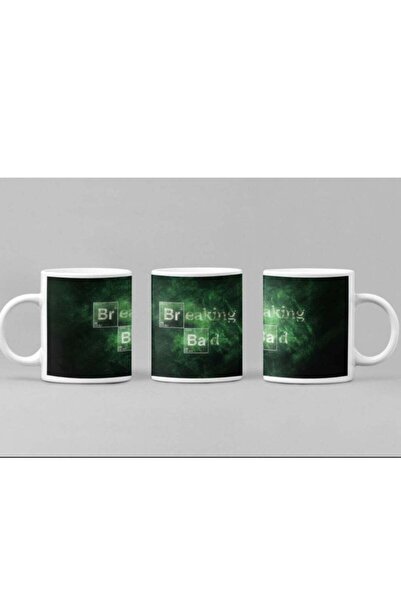 Story of candle كوب سيراميك بتصميم Breaking Bad باللون الأبيض